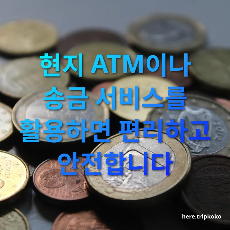 남은 외화 관리 - 현지 ATM이나 송금 서비스를 활용하면 편리하고 안전합니다 남은 외화 관리 현지 ATM이나 송금 서비스를 활용하면 편리하고 안전합니다 관련 이미지